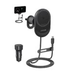 Anker MagGo Wirless Charger (Pad, built-in USB-C Cable ) with car adapter