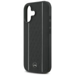 Mercedes-Benz Genuine Leather Star Pattern MagSafe Case for iPhone 17