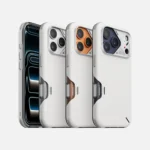 alumu slim shockproof case 17 pro / white