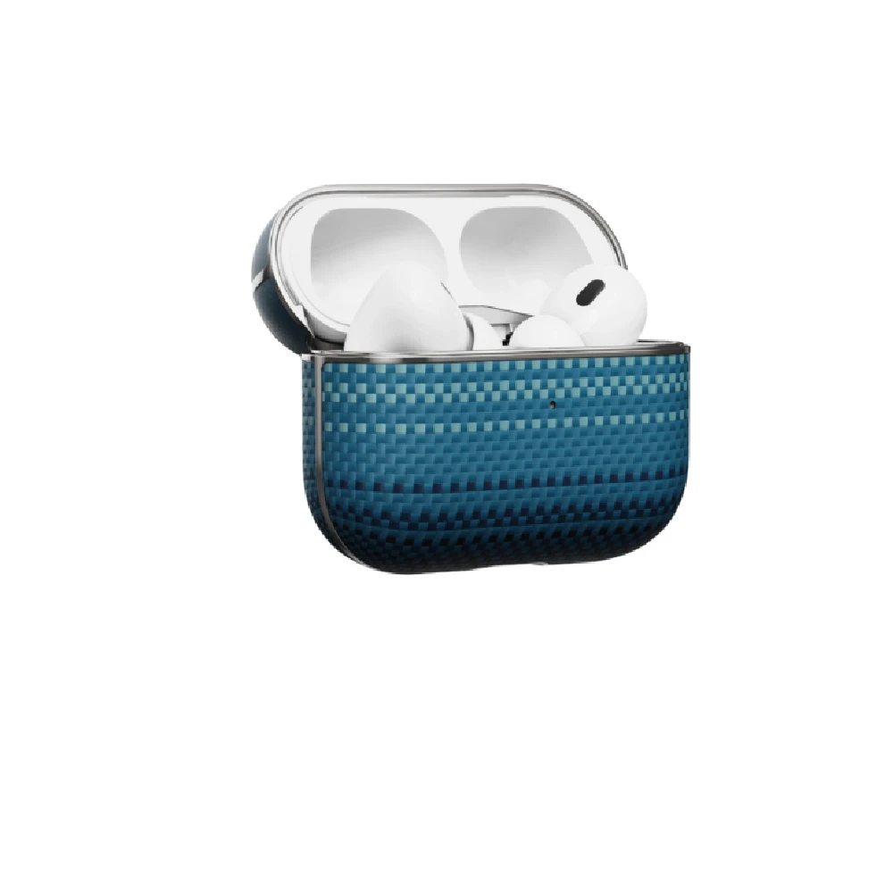APM2403 PITAKA ARAMID FIBER MAGNETIC CASE FOR AIRPODS PRO2- MOONRISE - Image 1