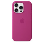 apple silicon cover for iphone 16 pro max fuchsia