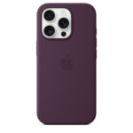 apple silicon cover for iphone 16 pro max plum