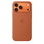 apple silicon cover for iphone 17 pro terra cotta