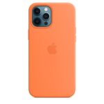 silicon cover 12 pro max kumquat