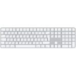 apple magic keyboard with numeric numbers with touch id -white