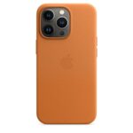 leather cover 13 pro golden brown