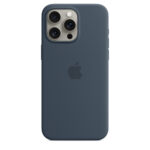 silicon cover for 15 pro max storm blue