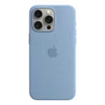 silicon cover for 15 pro max winter blue