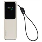 Porodo 100W 20000 mAh Powerbank With TFT Display - Beige