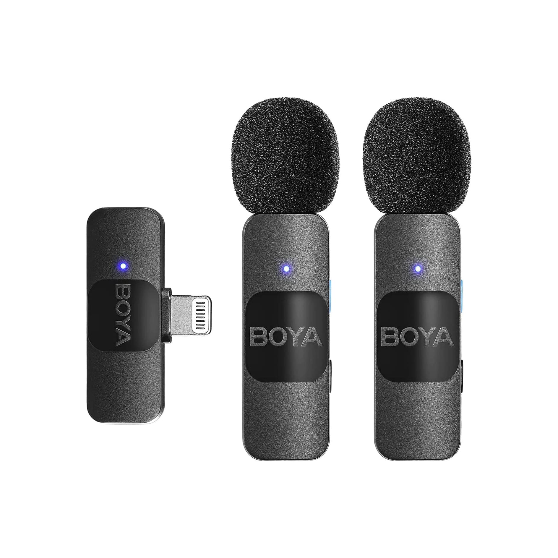 by-v-2-tx boya BY-V2 (lightning - dual mic ) - Image 1