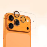 lito glossy ultra thin camer glass for 17 pro - orange