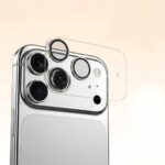 lito glossy ultra thin camer glass for 17 pro - silver