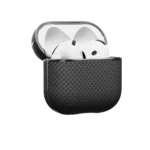 PITAKA ARAMID FIBER MAGNETIC CASE FOR AIRPODS 4 - BLACK/GRAY