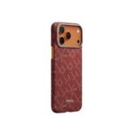 Pitaka Ultra slim Case 17 pro max -gold red