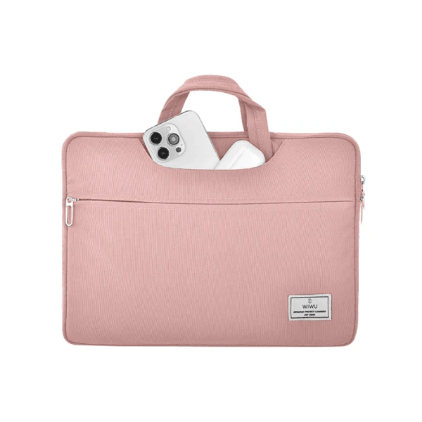 vivipink14 Wiwu Vivi Laptop Handbag 14" pink - Image 1