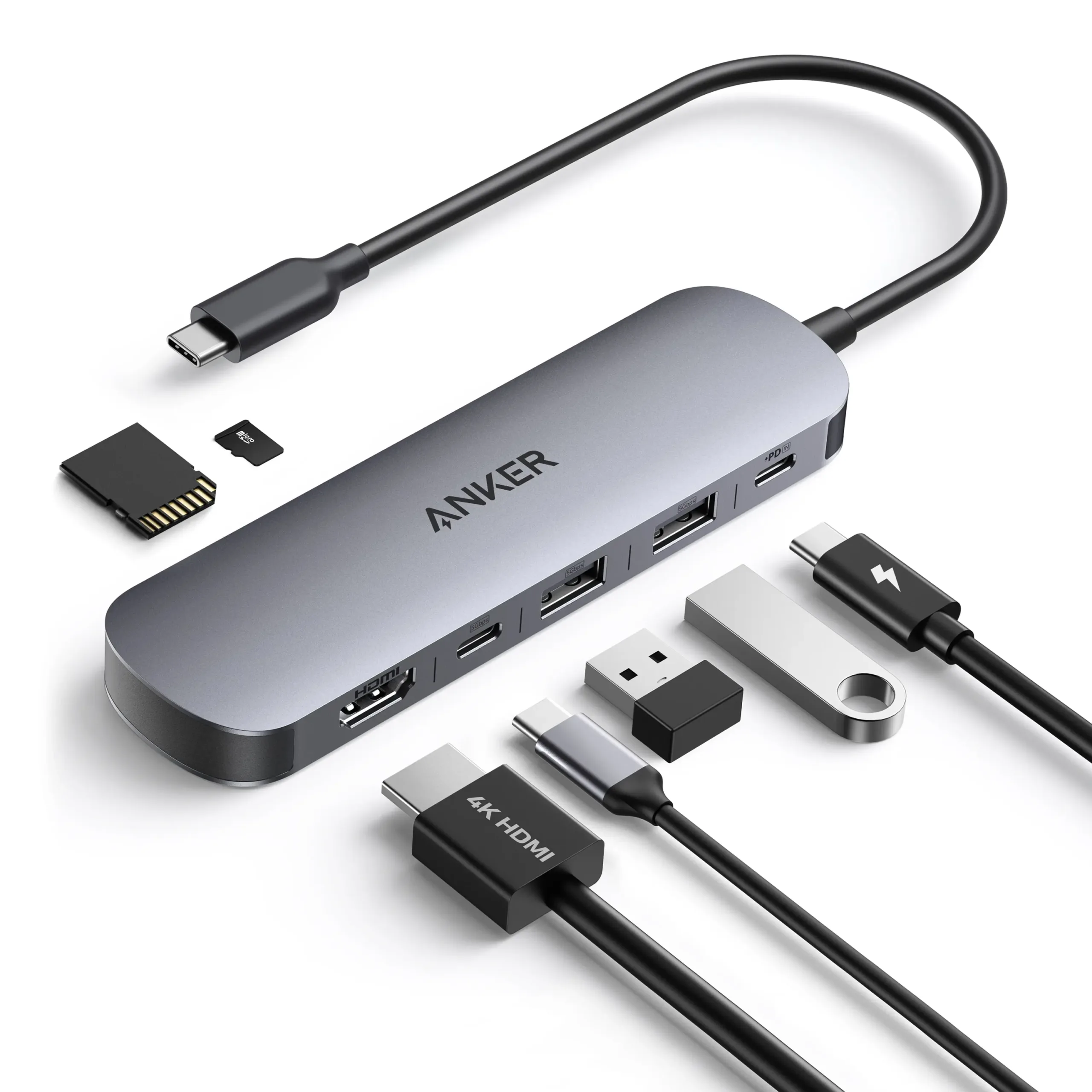 A83D20A1 Anker USB-C Hub (7-in-1) - Image 1