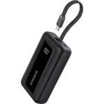 Anker Zolo Power Bank (10K, 30W) built-in USB-C cable.