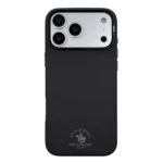 POLO SIMON LEATHER MAGSAFE CASE IPHONE17 PRO MAX - BLACK