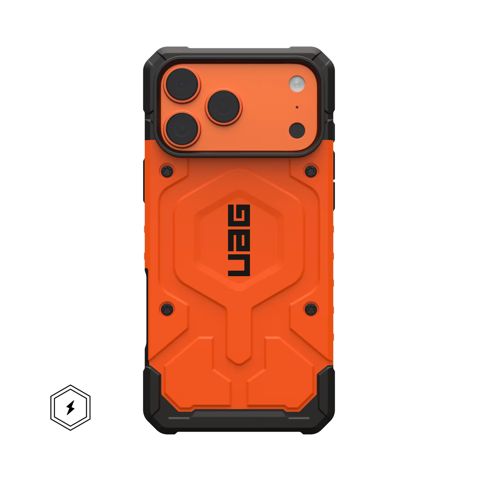 orange UAG Pathfinder For iPhone 17 Pro - Image 1