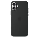 apple silicon cover for iphone 16 plus black