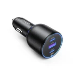 UGREEN 75W Dual Type-C 1x USB Ports Metal Car Charger