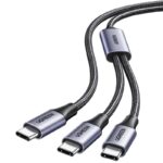 UGREEN 1.5 Meter 100W 2-in-1 Type-C to Dual Type-C